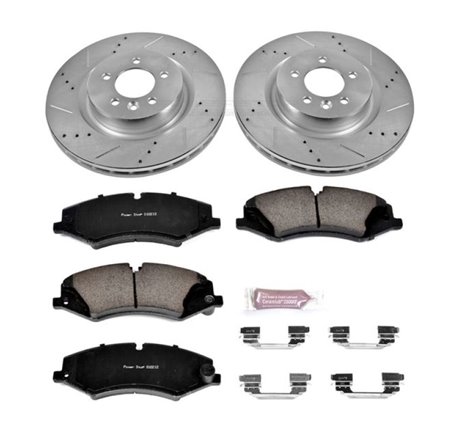 Power Stop 10-13 Land Rover Range Rover Sport Front Z23 Evolution Sport Brake Kit