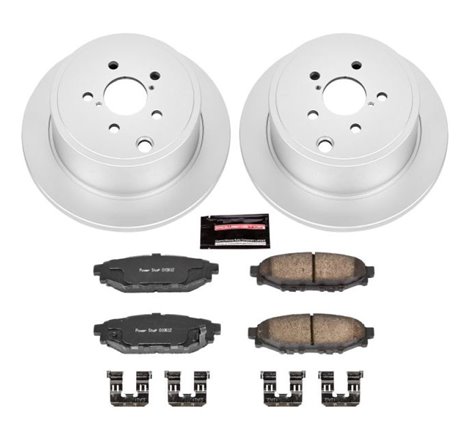 Power Stop 13-16 Subaru BRZ Rear Z17 Evolution Geomet Coated Brake Kit