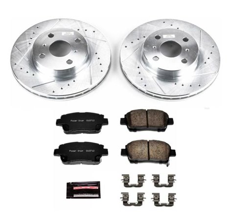 Power Stop 01-03 Toyota Prius Front Z23 Evolution Sport Brake Kit