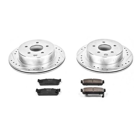 Power Stop 93-97 Infiniti J30 Rear Z23 Evolution Sport Brake Kit