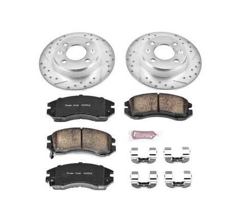 Power Stop 93-96 Subaru Impreza Front Z23 Evolution Sport Brake Kit