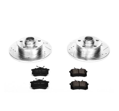 Power Stop 92-95 Volkswagen Corrado Rear Z23 Evolution Sport Brake Kit