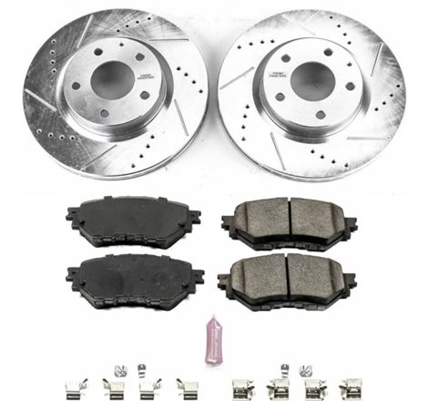 Power Stop 17-18 Mazda 3 Front Z23 Evolution Sport Brake Kit