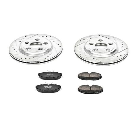 Power Stop 2005 Jaguar Vanden Plas Rear Z23 Evolution Sport Brake Kit