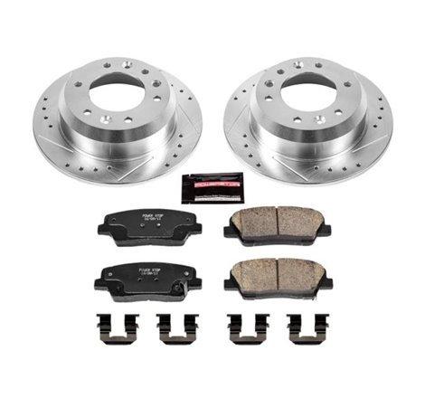 Power Stop 07-08 Hyundai Entourage Rear Z23 Evolution Sport Brake Kit