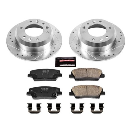 Power Stop 07-08 Hyundai Entourage Rear Z23 Evolution Sport Brake Kit