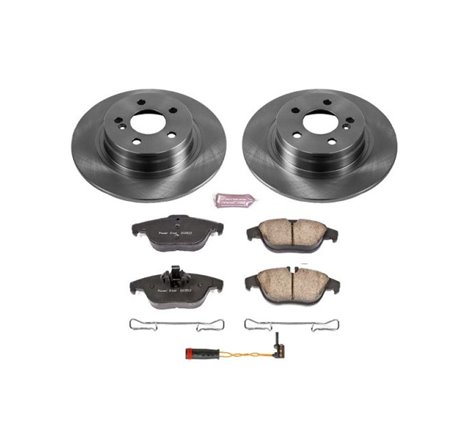 Power Stop 12-15 Mercedes-Benz C250 Rear Autospecialty Brake Kit