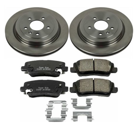 Power Stop 13-15 Cadillac ATS Rear Autospecialty Brake Kit