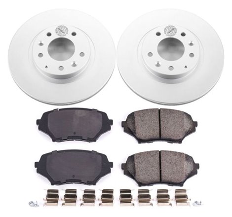 Power Stop 06-15 Mazda MX-5 Miata Front Z17 Evolution Geomet Coated Brake Kit