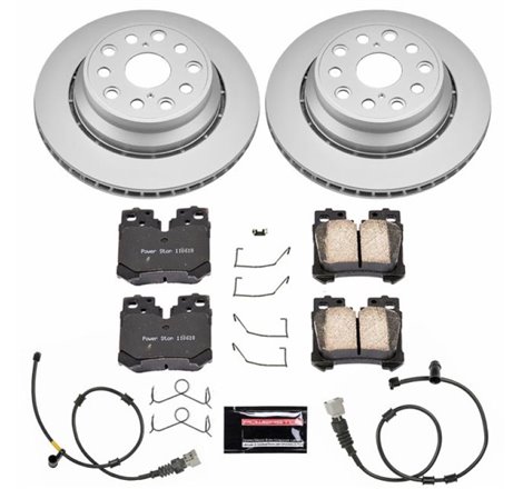 Power Stop 10-17 Lexus LS460 Rear Z17 Evolution Geomet Coated Brake Kit