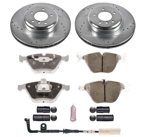 Power Stop 08-10 BMW 535i Front Z26 Street Warrior Brake Kit