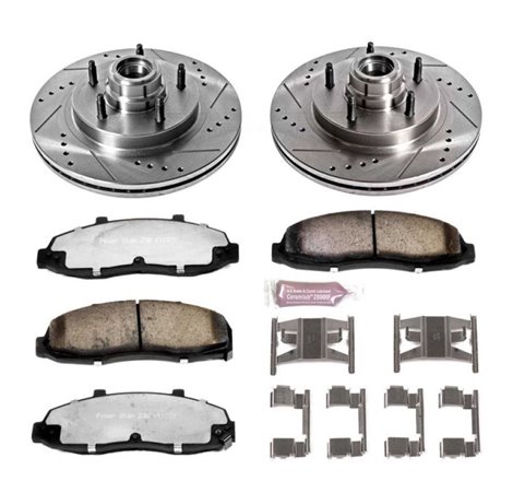 Power Stop 97-00 Ford F-150 Front Z36 Truck & Tow Brake Kit