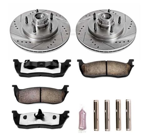 Power Stop 97-00 Ford F-150 Front Z36 Truck & Tow Brake Kit