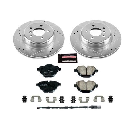 Power Stop 11-16 BMW 528i Rear Z23 Evolution Sport Brake Kit