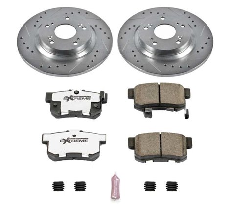 Power Stop 00-09 Honda S2000 Rear Z26 Street Warrior Brake Kit