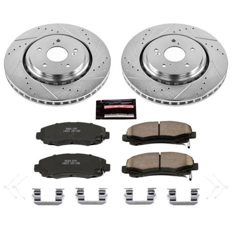 Power Stop 15-19 Acura TLX Front Z23 Evolution Sport Brake Kit