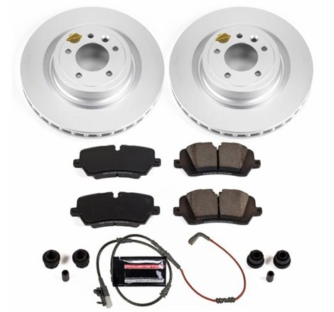 Power Stop 2017 Land Rover Discovery Rear Z23 Evolution Sport Coated Brake Kit