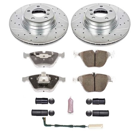 Power Stop 02-05 BMW 745i Front Z26 Street Warrior Brake Kit