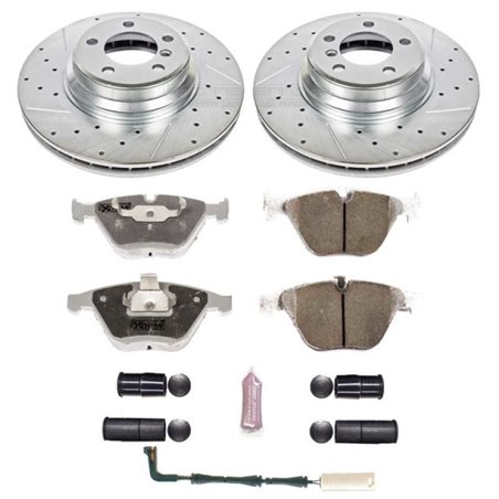 Power Stop 02-05 BMW 745i Front Z26 Street Warrior Brake Kit