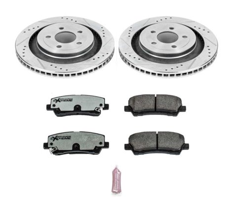 Power Stop 15-19 Ford Mustang Rear Z26 Street Warrior Brake Kit