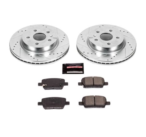 Power Stop 16-18 Cadillac CT6 Rear Z23 Evolution Sport Brake Kit