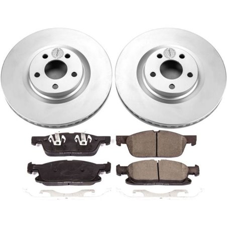 Power Stop 15-19 Ford Edge Front Z17 Evolution Geomet Coated Brake Kit