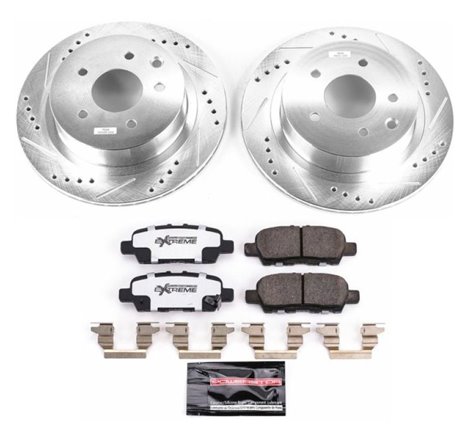 Power Stop 11-19 Nissan Leaf Rear Z26 Street Warrior Brake Kit