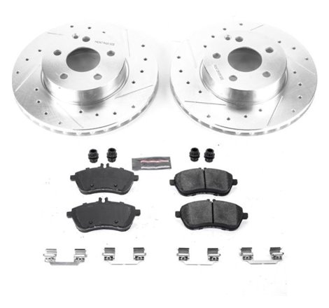 Power Stop 2015 Mercedes-Benz C250 Front Z23 Evolution Sport Brake Kit