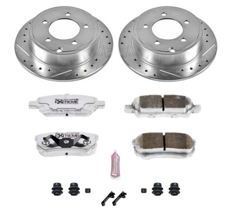 Power Stop 11-14 Chrysler 200 Rear Z26 Street Warrior Brake Kit