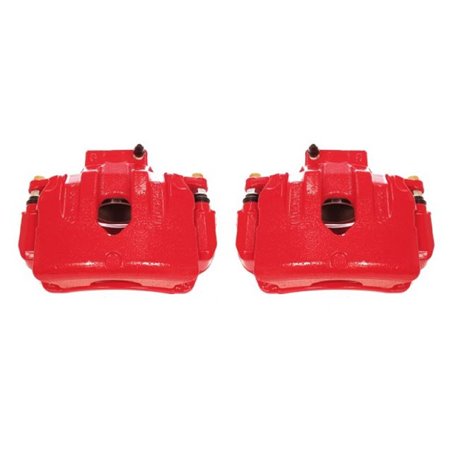 Power Stop 10-16 Hyundai Genesis Coupe Front Red Calipers w/Brackets - Pair