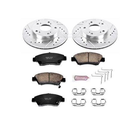 Power Stop 06-11 Honda Civic Front Z23 Evolution Sport Brake Kit