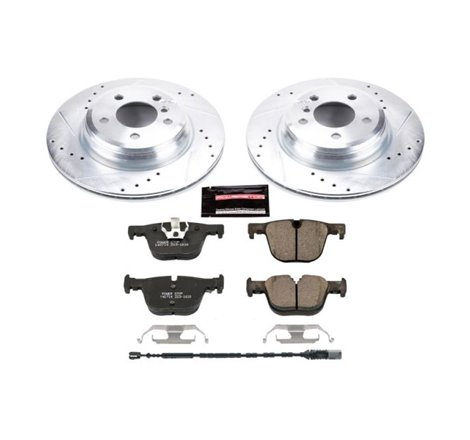 Power Stop 15-16 BMW 328i xDrive Rear Z23 Evolution Sport Brake Kit