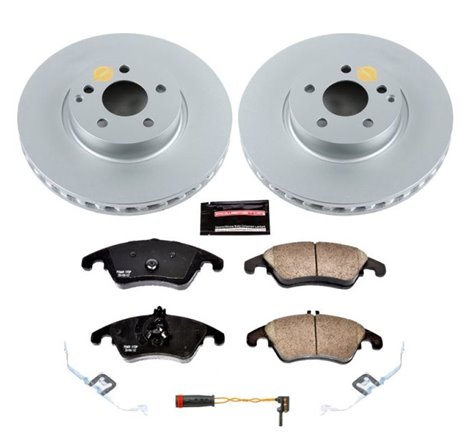 Power Stop 13-14 Mercedes-Benz C300 Front Z23 Evolution Sport Coated Brake Kit