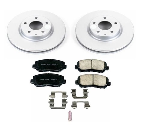 Power Stop 13-15 Mazda CX-5 Front Z17 Evolution Geomet Coated Brake Kit