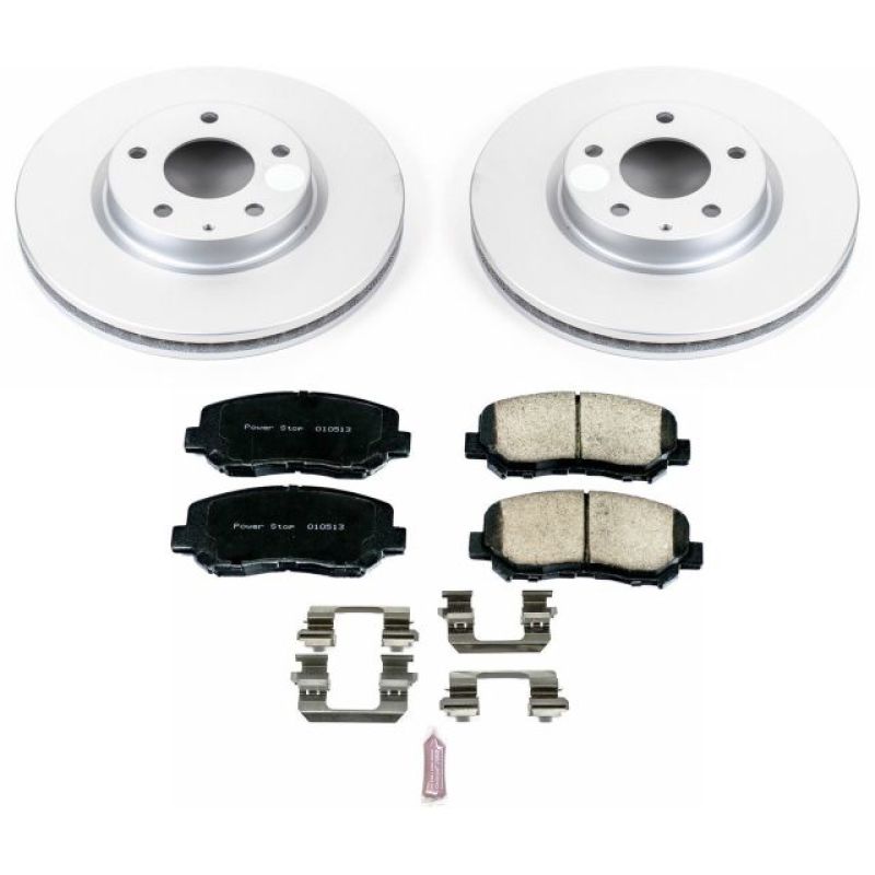 Power Stop 13-15 Mazda CX-5 Front Z17 Evolution Geomet Coated Brake Kit