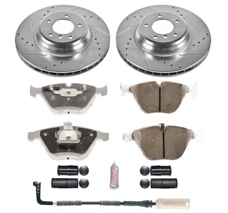 Power Stop 2009 BMW 335i xDrive Front Z26 Street Warrior Brake Kit