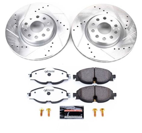 Power Stop 15-18 Audi A3 Front Z26 Street Warrior Brake Kit