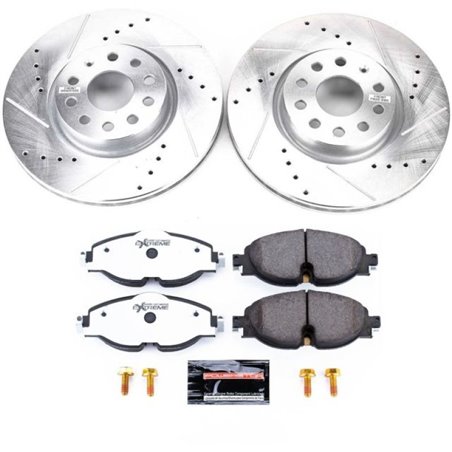 Power Stop 15-18 Audi A3 Front Z26 Street Warrior Brake Kit