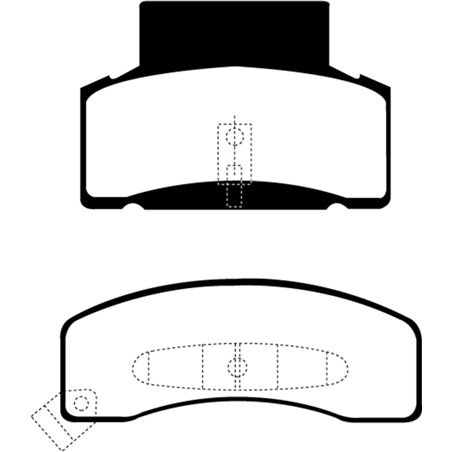 EBC 92-99 Chevrolet C30 DRW Greenstuff Front Brake Pads