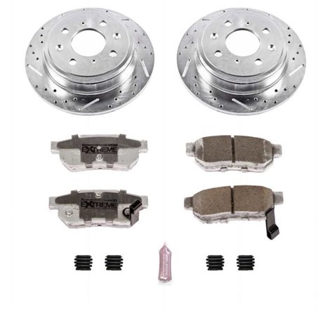 Power Stop 90-01 Acura Integra Rear Z26 Street Warrior Brake Kit