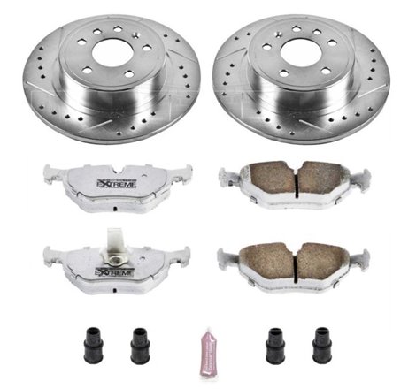 Power Stop 99-10 Saab 9-5 Rear Z26 Street Warrior Brake Kit