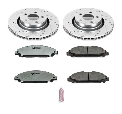 Power Stop 15-19 Ford Mustang Front Z26 Street Warrior Brake Kit