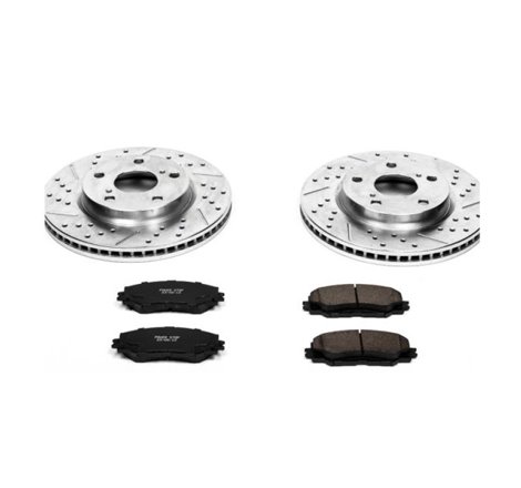 Power Stop 10-12 Lexus HS250h Front Z23 Evolution Sport Brake Kit