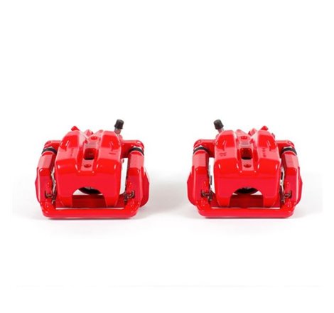 Power Stop 06-15 Mazda MX-5 Miata Rear Red Calipers w/Brackets - Pair