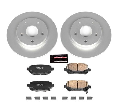 Power Stop 08-12 Chrysler Town & Country Rear Z17 Evolution Geomet Coated Brake Kit