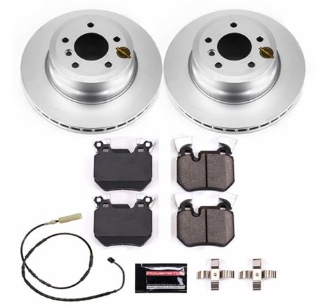 Power Stop 11-13 BMW 135i Rear Z23 Evolution Sport Coated Brake Kit