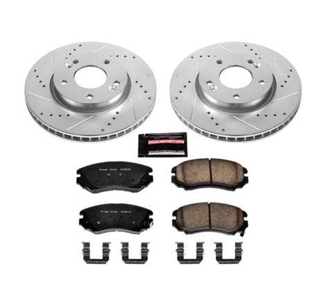 Power Stop 10-11 Kia Soul Front Z23 Evolution Sport Brake Kit