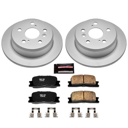 Power Stop 02-03 Lexus ES300 Rear Z17 Evolution Geomet Coated Brake Kit