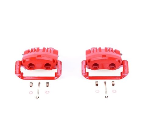 Power Stop 99-01 Ford Mustang Front Red Calipers w/Brackets - Pair