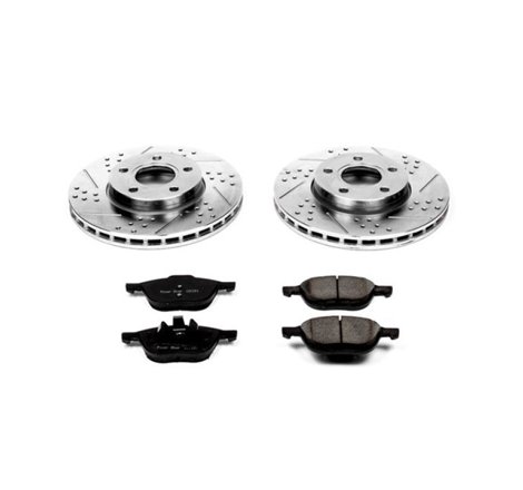 Power Stop 13-18 Ford C-Max Front Z23 Evolution Sport Brake Kit